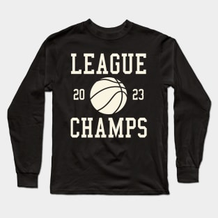 High School Basketball League Champions Champs 2023 Long Sleeve T-Shirt